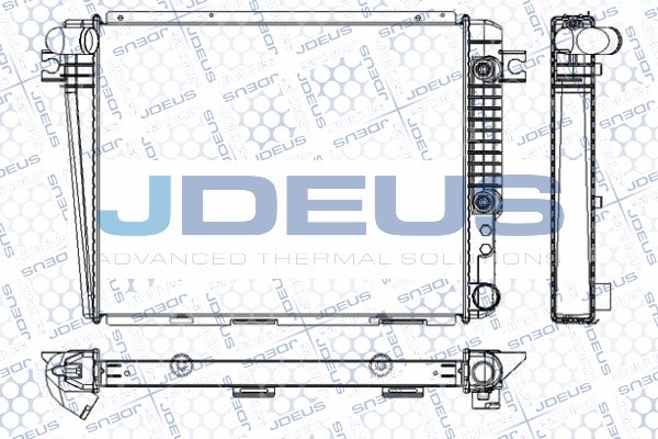 JDEUS Радиатор, охлаждение двигателя RA0050120