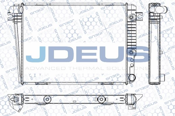 JDEUS radiatorius, variklio aušinimas RA0050130