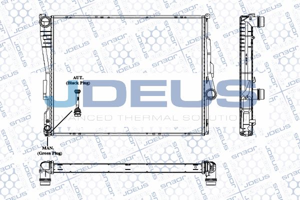 JDEUS radiatorius, variklio aušinimas RA0050760