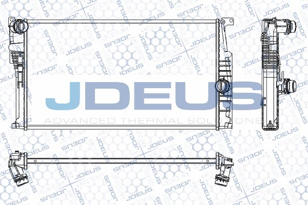 JDEUS radiatorius, variklio aušinimas RA0050790