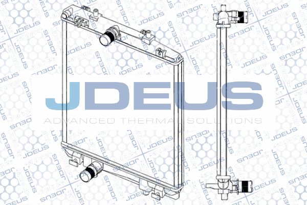 JDEUS radiatorius, variklio aušinimas RA0070150