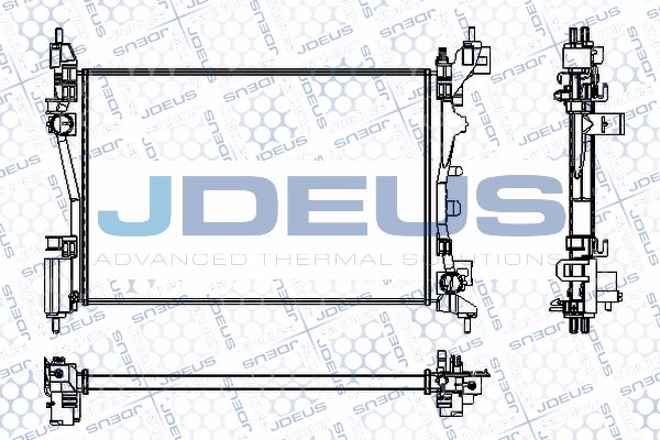 JDEUS radiatorius, variklio aušinimas RA0070280