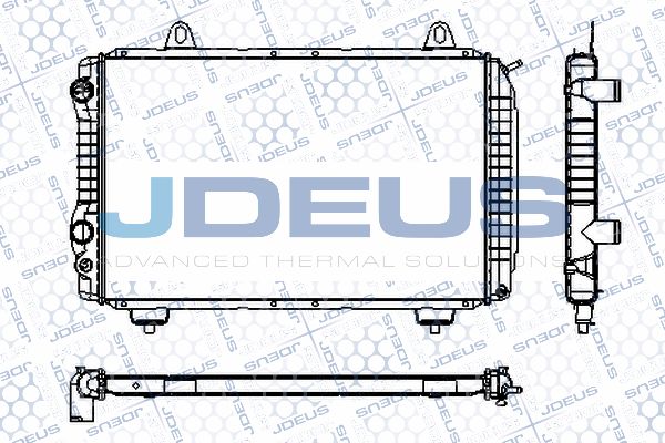 JDEUS Радиатор, охлаждение двигателя RA0110101