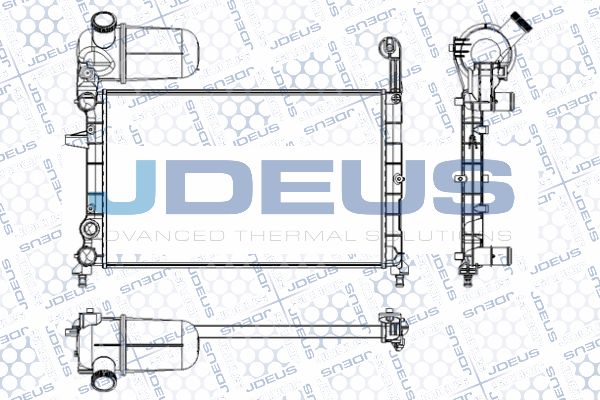 JDEUS Радиатор, охлаждение двигателя RA0110220