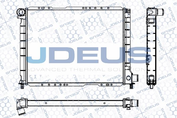 JDEUS radiatorius, variklio aušinimas RA0110290