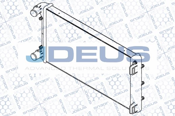 JDEUS Радиатор, охлаждение двигателя RA0110730