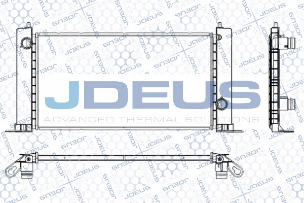 JDEUS Радиатор, охлаждение двигателя RA0110851