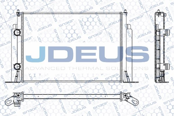 JDEUS Радиатор, охлаждение двигателя RA0110861