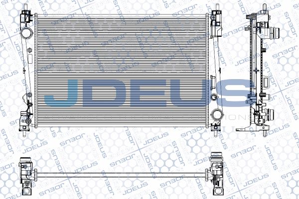 JDEUS radiatorius, variklio aušinimas RA0111161