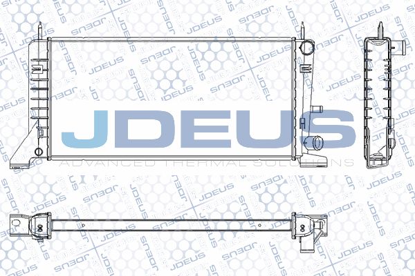 JDEUS Радиатор, охлаждение двигателя RA0120140