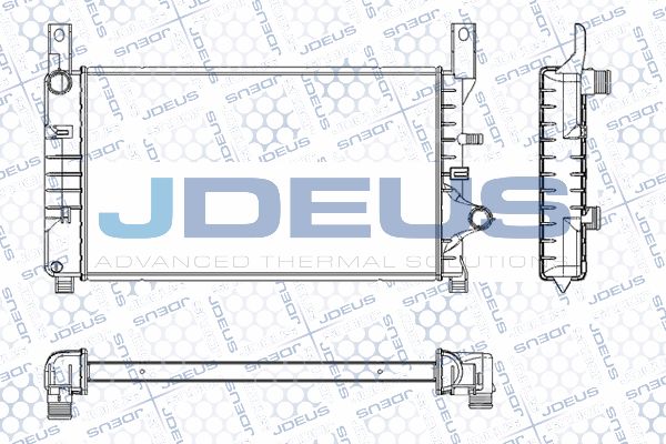 JDEUS Радиатор, охлаждение двигателя RA0120520