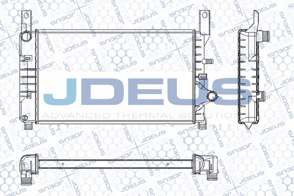 JDEUS radiatorius, variklio aušinimas RA0120520