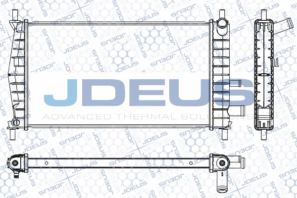 JDEUS radiatorius, variklio aušinimas RA0120961