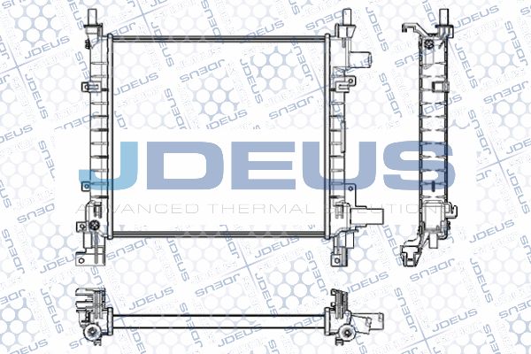 JDEUS radiatorius, variklio aušinimas RA0121001