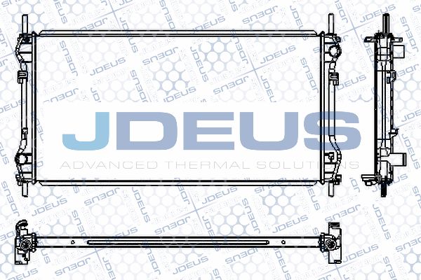 JDEUS radiatorius, variklio aušinimas RA0121020