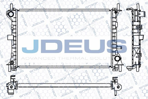 JDEUS radiatorius, variklio aušinimas RA0121050