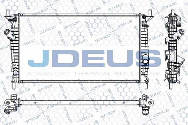 JDEUS radiatorius, variklio aušinimas RA0121140