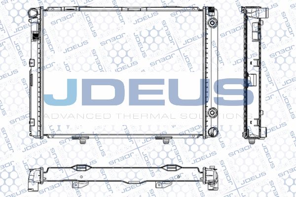 JDEUS radiatorius, variklio aušinimas RA0170120