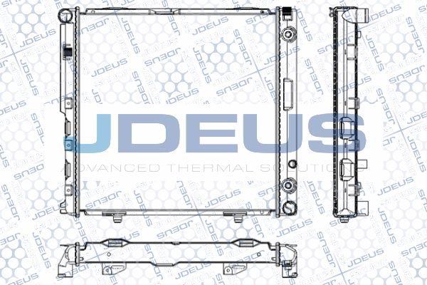 JDEUS radiatorius, variklio aušinimas RA0170330