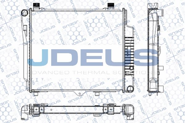 JDEUS Радиатор, охлаждение двигателя RA0170380