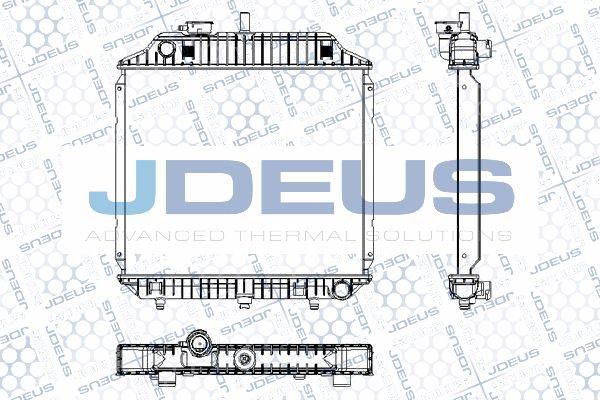 JDEUS radiatorius, variklio aušinimas RA0170511