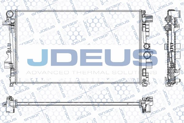 JDEUS Радиатор, охлаждение двигателя RA0170780