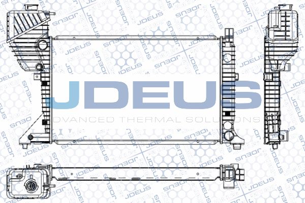 JDEUS Радиатор, охлаждение двигателя RA0170840