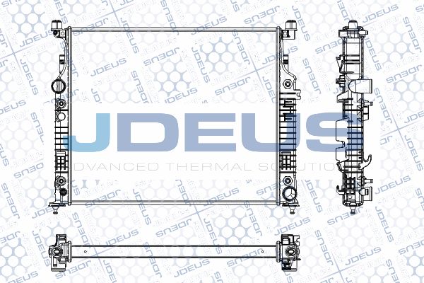 JDEUS radiatorius, variklio aušinimas RA0170940