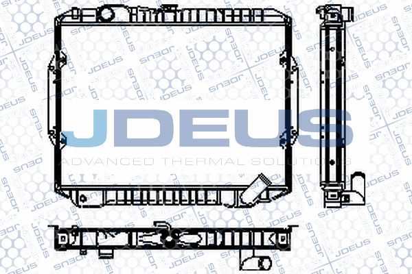 JDEUS Радиатор, охлаждение двигателя RA0180080