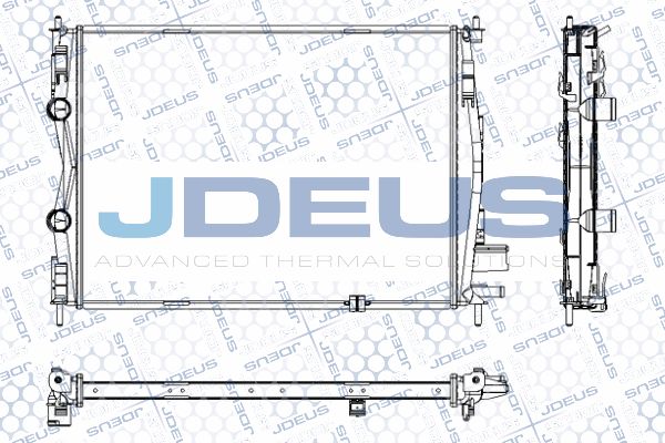 JDEUS Радиатор, охлаждение двигателя RA0190210