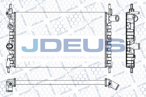 JDEUS Радиатор, охлаждение двигателя RA0200411