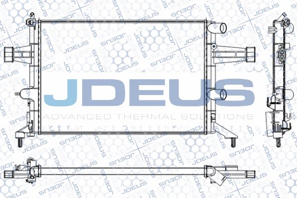 JDEUS radiatorius, variklio aušinimas RA0200740