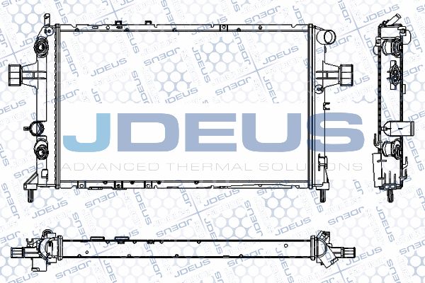 JDEUS Радиатор, охлаждение двигателя RA0200830