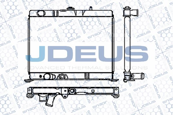 JDEUS radiatorius, variklio aušinimas RA0210031