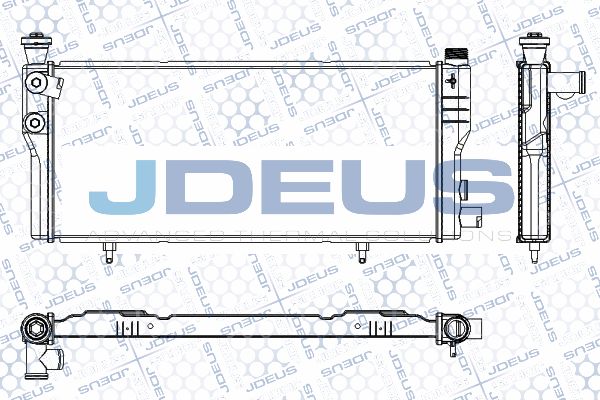 JDEUS Радиатор, охлаждение двигателя RA0210211