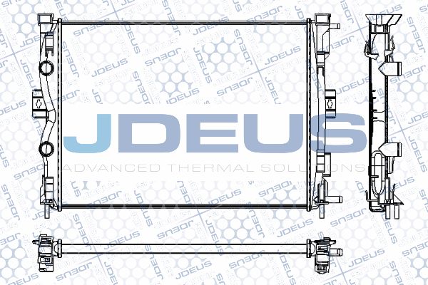 JDEUS Радиатор, охлаждение двигателя RA0230700