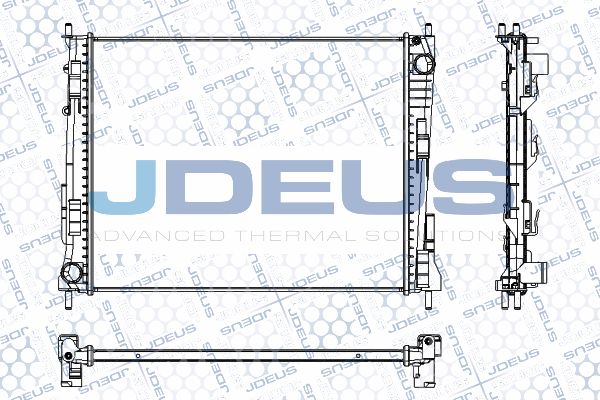 JDEUS Радиатор, охлаждение двигателя RA0230890