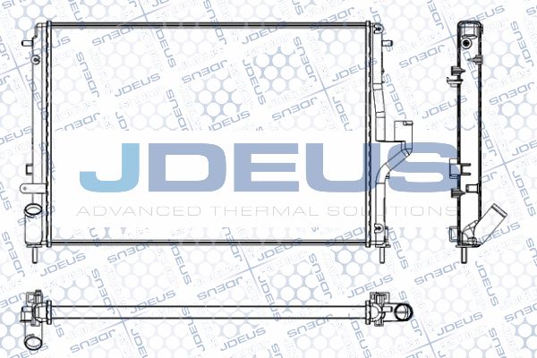 JDEUS radiatorius, variklio aušinimas RA0231050