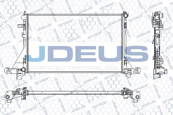 JDEUS Радиатор, охлаждение двигателя RA0231110