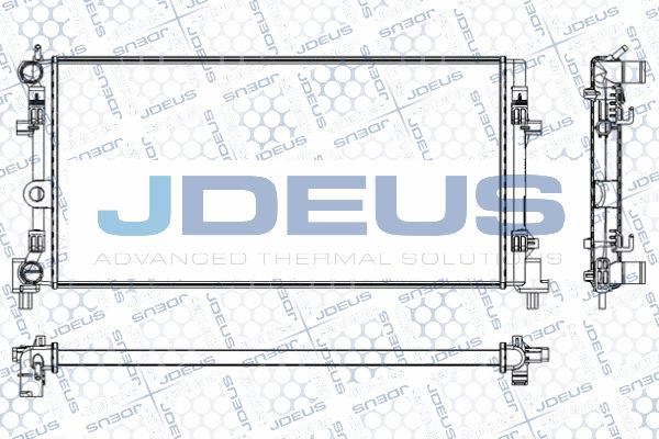 JDEUS Радиатор, охлаждение двигателя RA0250130