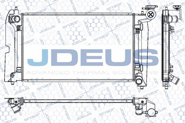 JDEUS radiatorius, variklio aušinimas RA0280090