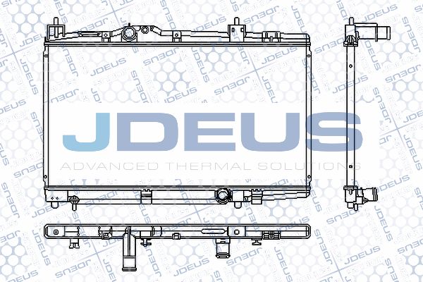 JDEUS radiatorius, variklio aušinimas RA0280160