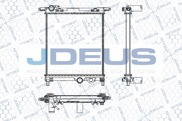 JDEUS radiatorius, variklio aušinimas RA0300630