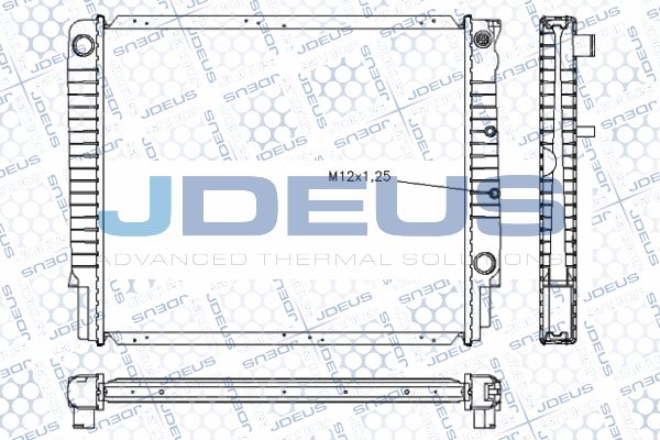 JDEUS radiatorius, variklio aušinimas RA0310510