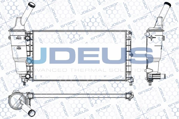 JDEUS radiatorius, variklio aušinimas RA0360090