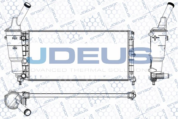 JDEUS radiatorius, variklio aušinimas RA0360100