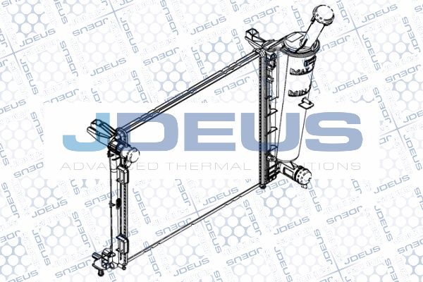 JDEUS Радиатор, охлаждение двигателя RA0360180