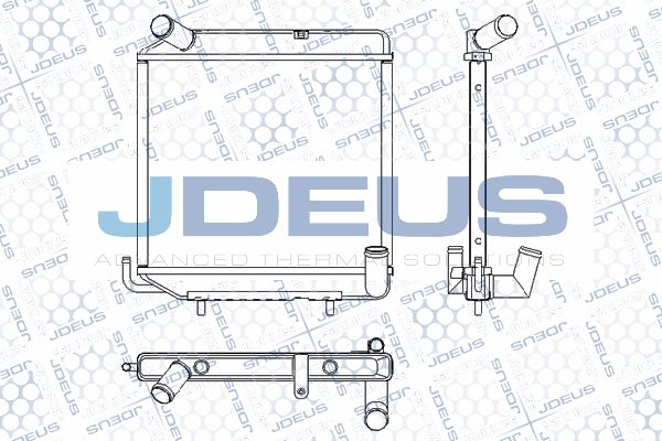 JDEUS radiatorius, variklio aušinimas RA0390010