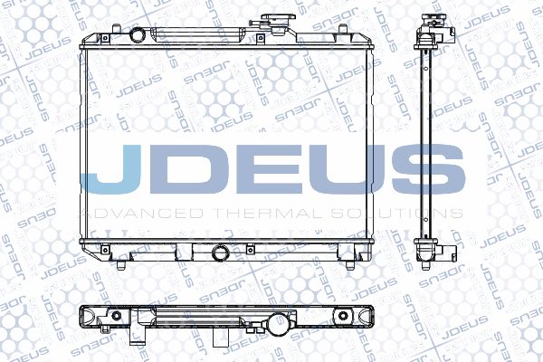 JDEUS radiatorius, variklio aušinimas RA0420021