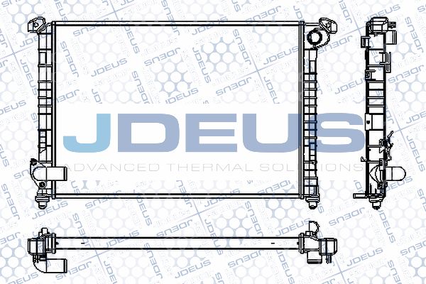 JDEUS Радиатор, охлаждение двигателя RA0700000